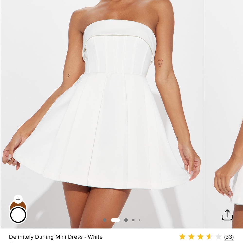 White Mini Dress